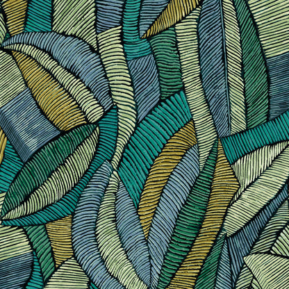 Mallion & Knowles Lisbon Glade Fire Retardant Curtains texture detail
