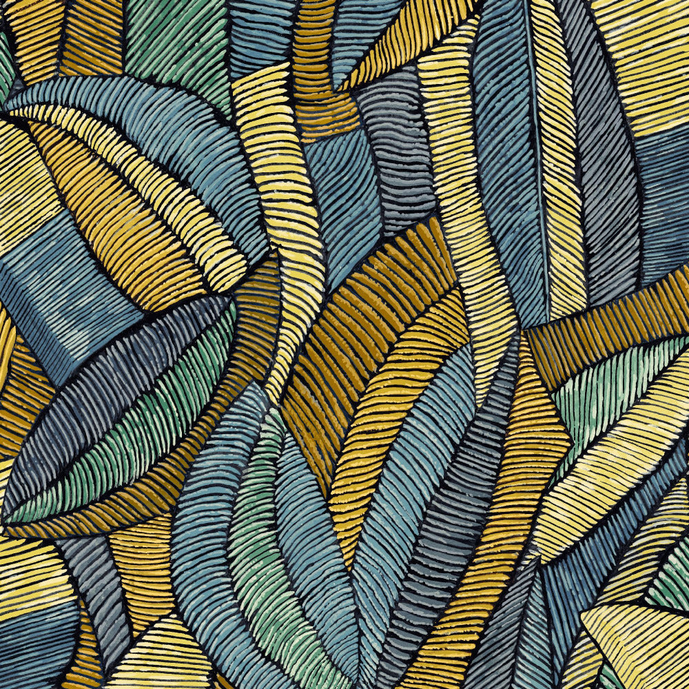 Mallion & Knowles Lisbon Golden Fire Retardant Curtains texture detail