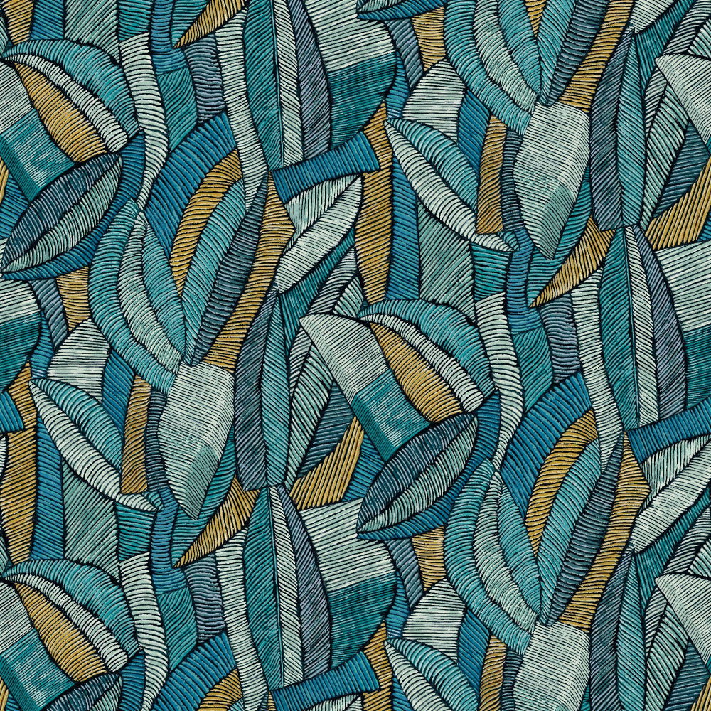 Mallion & Knowles Lisbon Jade Fire Retardant Curtains