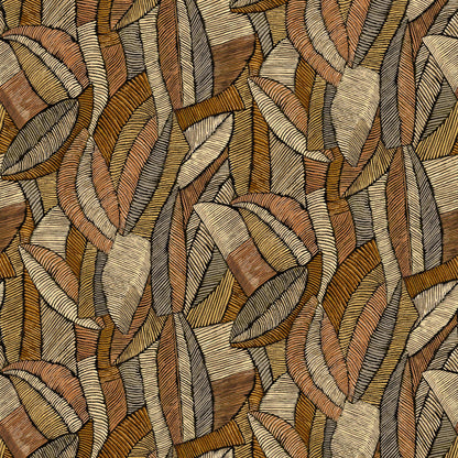 Mallion & Knowles Lisbon Russet Fire Retardant Curtains