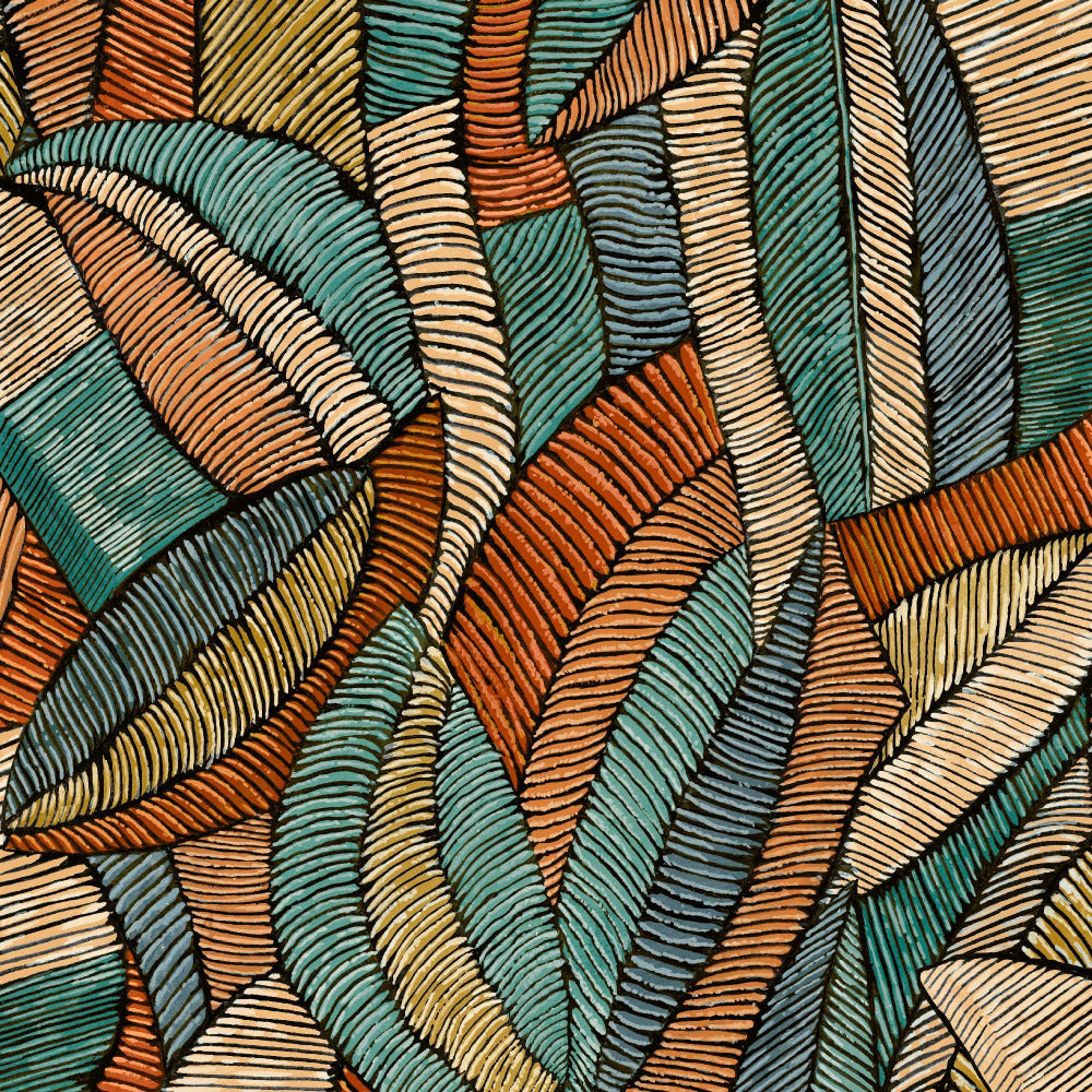 Mallion & Knowles Lisbon Rust Fire Retardant Curtains texture detail