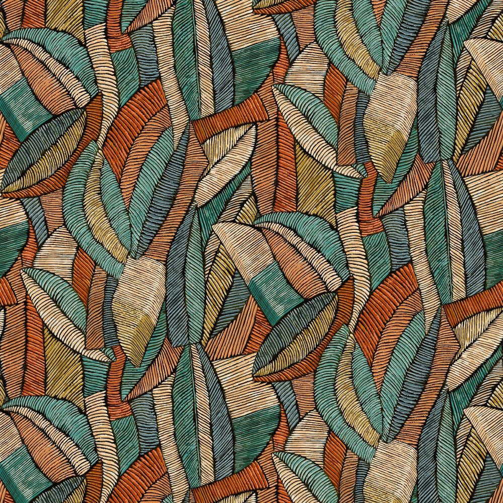 Mallion & Knowles Lisbon Rust Fire Retardant Curtains