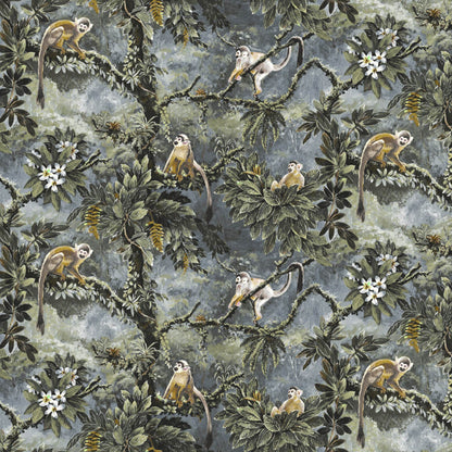 Mallion & Knowles Manaus Silver/Gold Fire Retardant Curtains