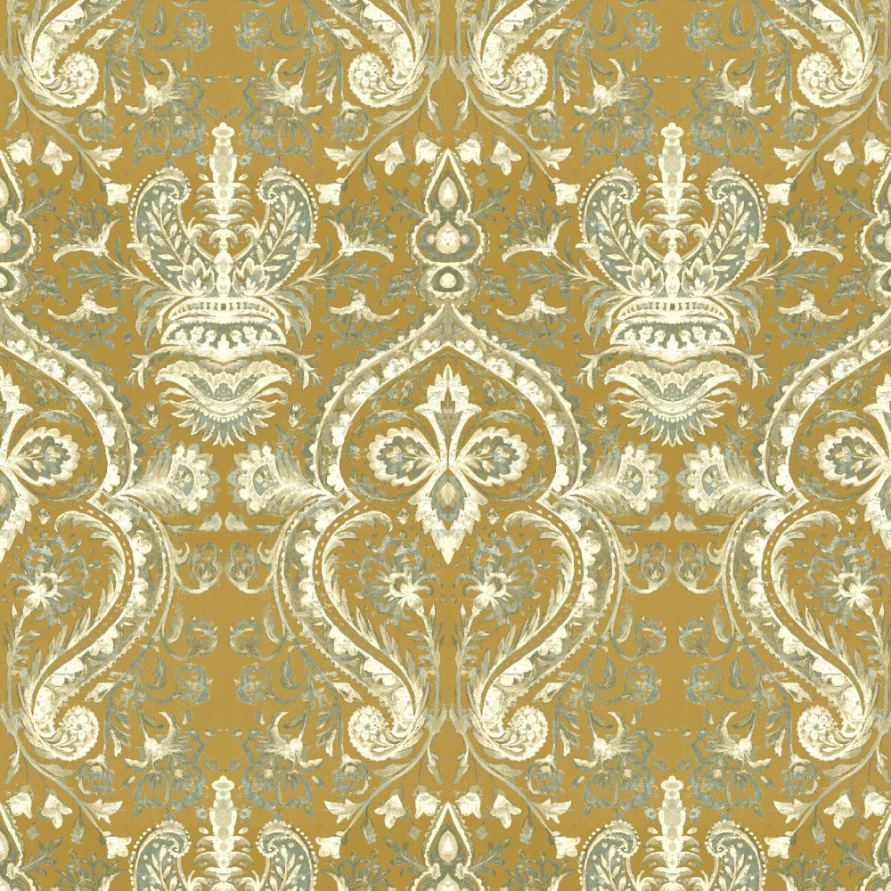 Mallion & Knowles Mayfair Gold Fire Retardant Curtains