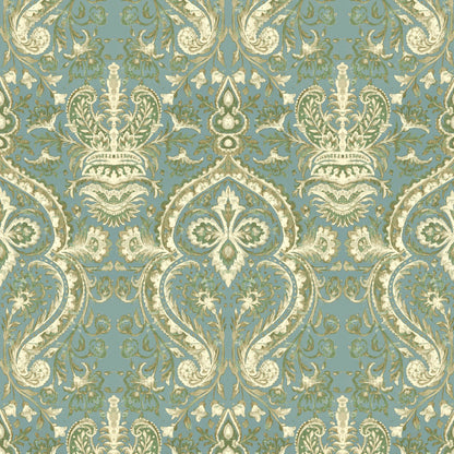 Mallion & Knowles Mayfair Jade Fire Retardant Curtains