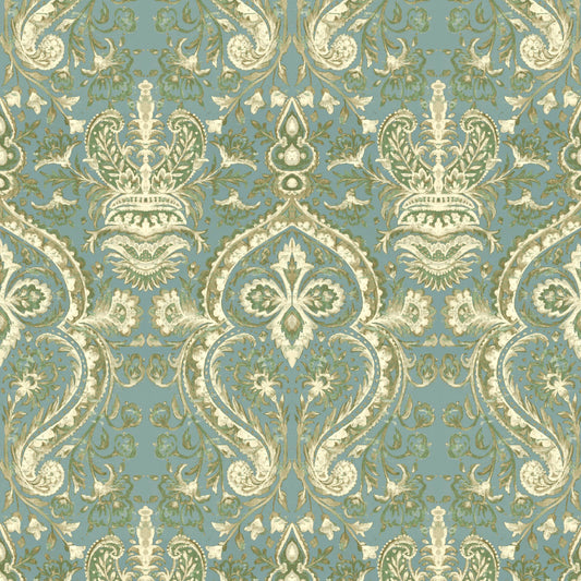 Mallion & Knowles Mayfair Jade Fire Retardant Curtains