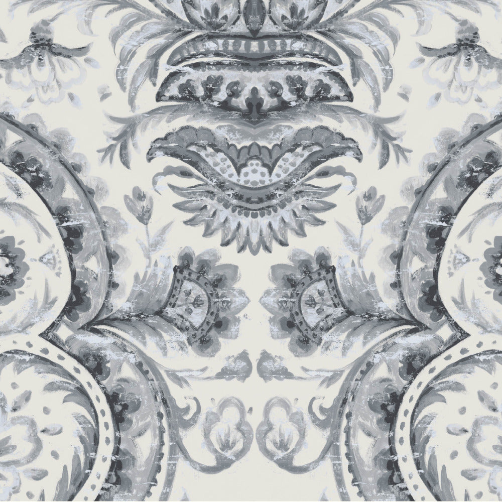 Mallion & Knowles Mayfair Silver Fire Retardant Curtains texture detail