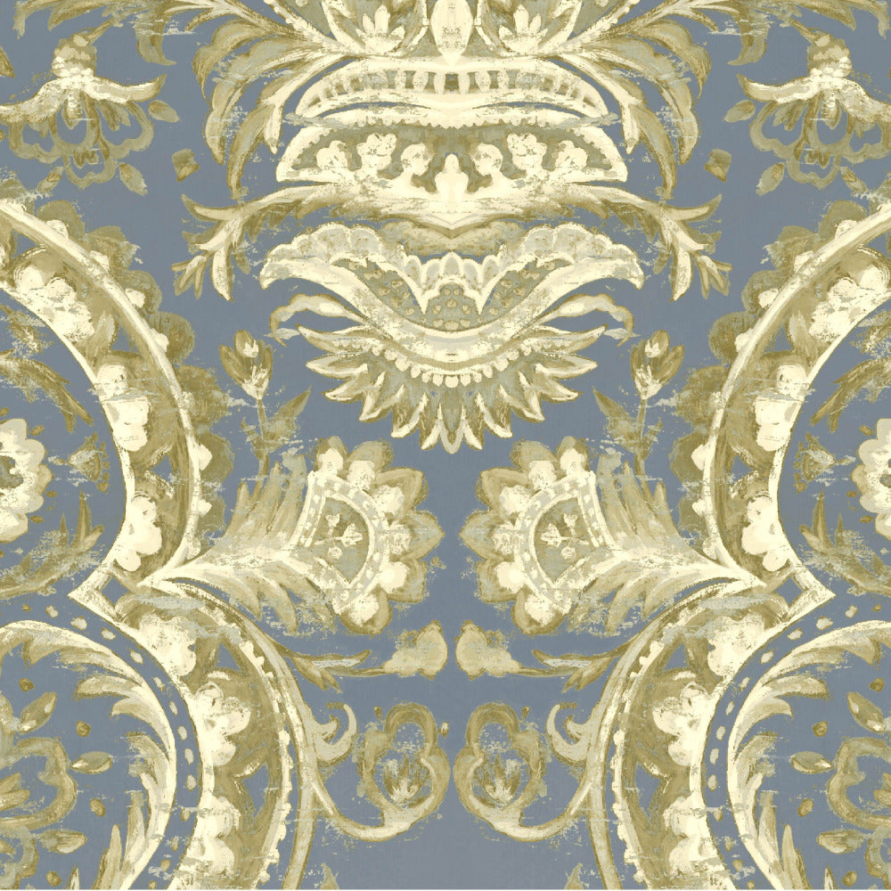 Mallion & Knowles Mayfair Slate Fire Retardant Curtains texture detail