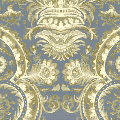 Mallion & Knowles Mayfair Slate Fire Retardant Curtains texture detail