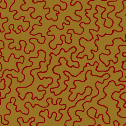 Mallion & Knowles Mazie May Amber Fire Retardant Curtains texture detail