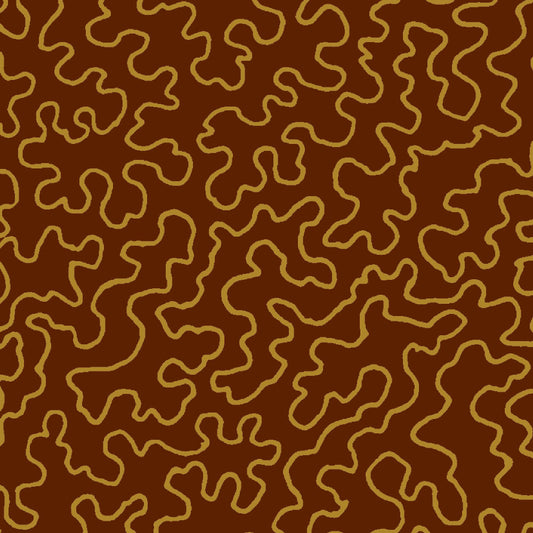 Mallion & Knowles Mazie May Brick Fire Retardant Curtains texture detail