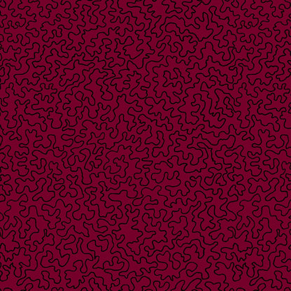 Mallion & Knowles Mazie May Burgundy Fire Retardant Curtains