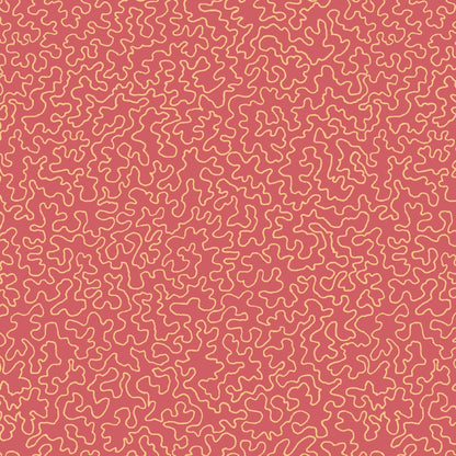 Mallion & Knowles Mazie May Coral Fire Retardant Curtains