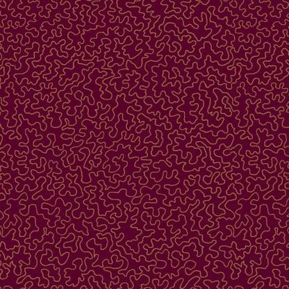 Mallion & Knowles Mazie May Crimson Fire Retardant Curtains