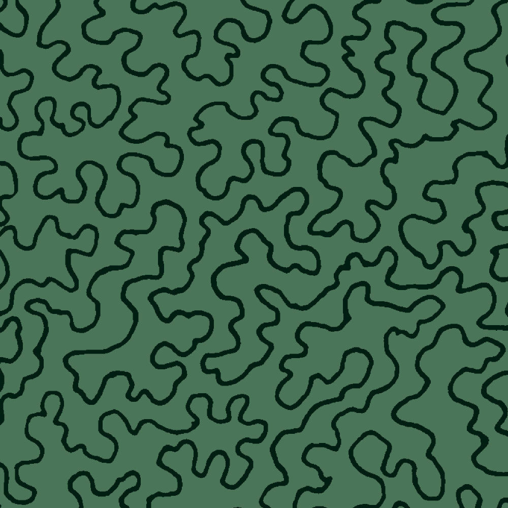 Mallion & Knowles Mazie May Fern Fire Retardant Curtains texture detail