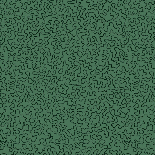 Mallion & Knowles Mazie May Fern Fire Retardant Curtains