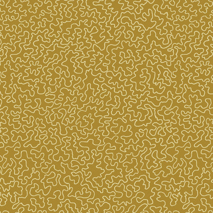 Mallion & Knowles Mazie May Gold Fire Retardant Curtains