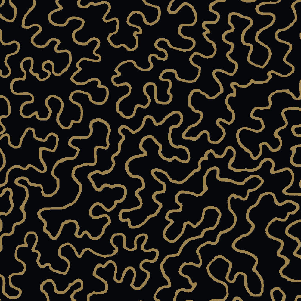 Mallion & Knowles Mazie May Midnight Fire Retardant Curtains texture detail