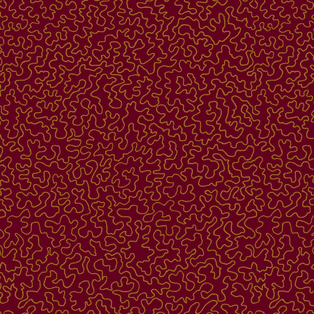 Mallion & Knowles Mazie May Ruby Fire Retardant Curtains