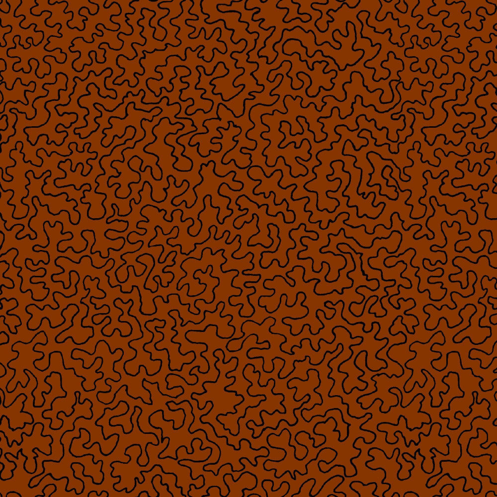 Mallion & Knowles Mazie May Rust Fire Retardant Curtains