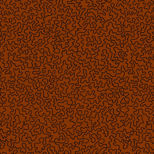 Mallion & Knowles Mazie May Rust Fire Retardant Curtains