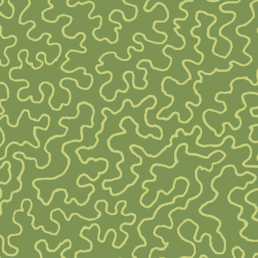 Mallion & Knowles Mazie May Sap Fire Retardant Curtains texture detail