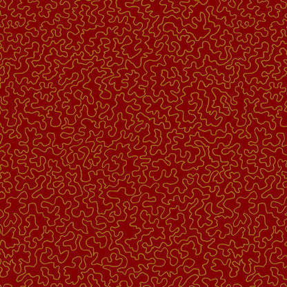 Mallion & Knowles Mazie May Scarlet Fire Retardant Curtains