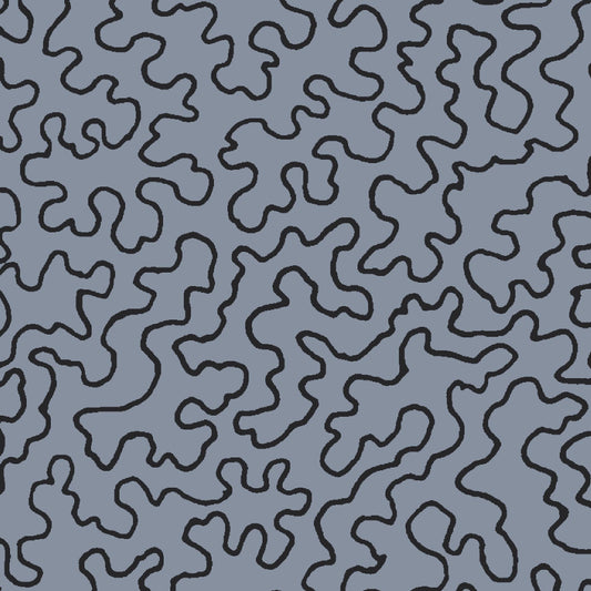 Mallion & Knowles Mazie May Silver Fire Retardant Curtains texture detail