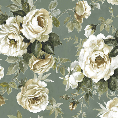Mallion & Knowles Messina Gold/Sage Fire Retardant Curtains