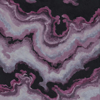 Mallion & Knowles Mika Amethyst Fire Retardant Curtains texture detail