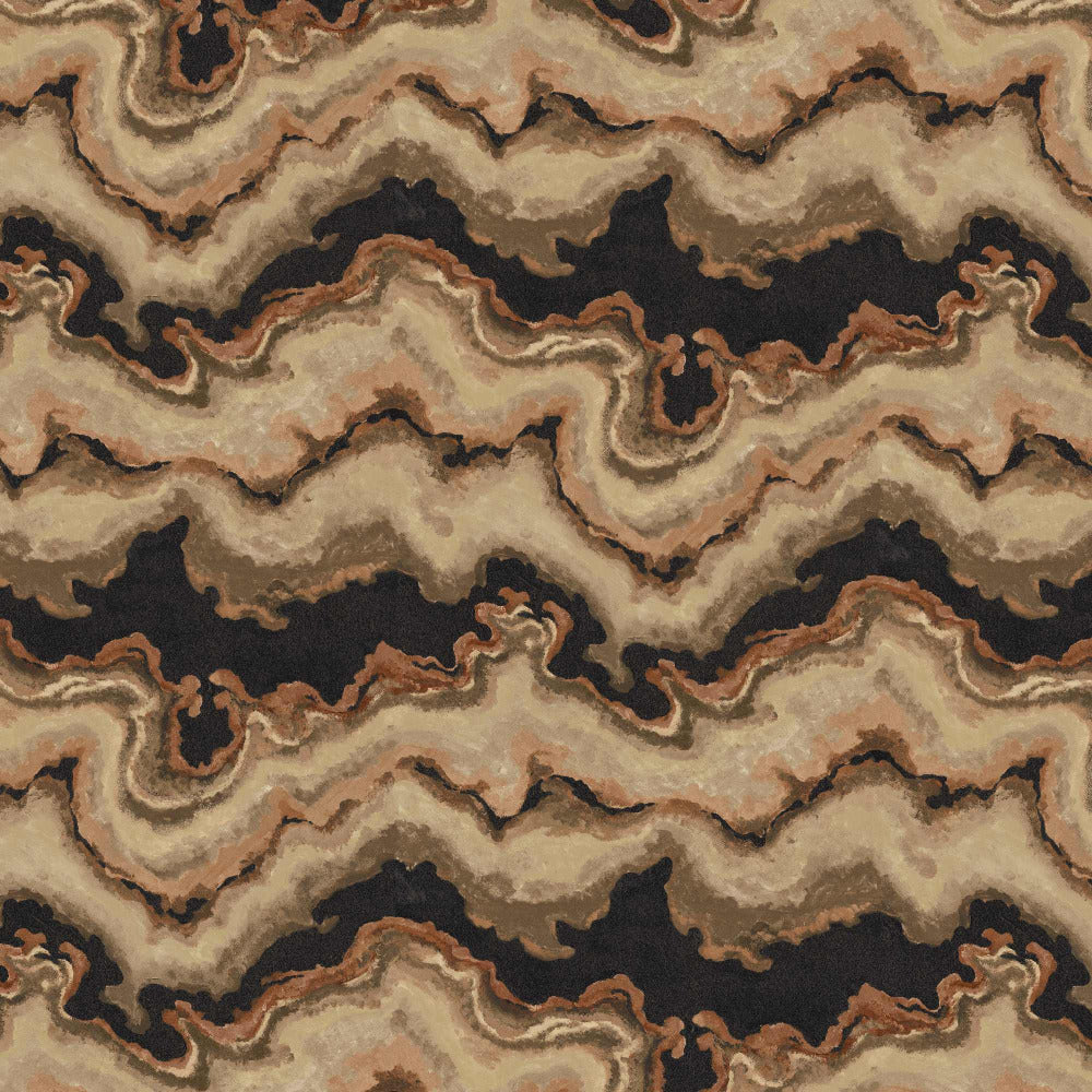Mallion & Knowles Mika Copper Fire Retardant Curtains