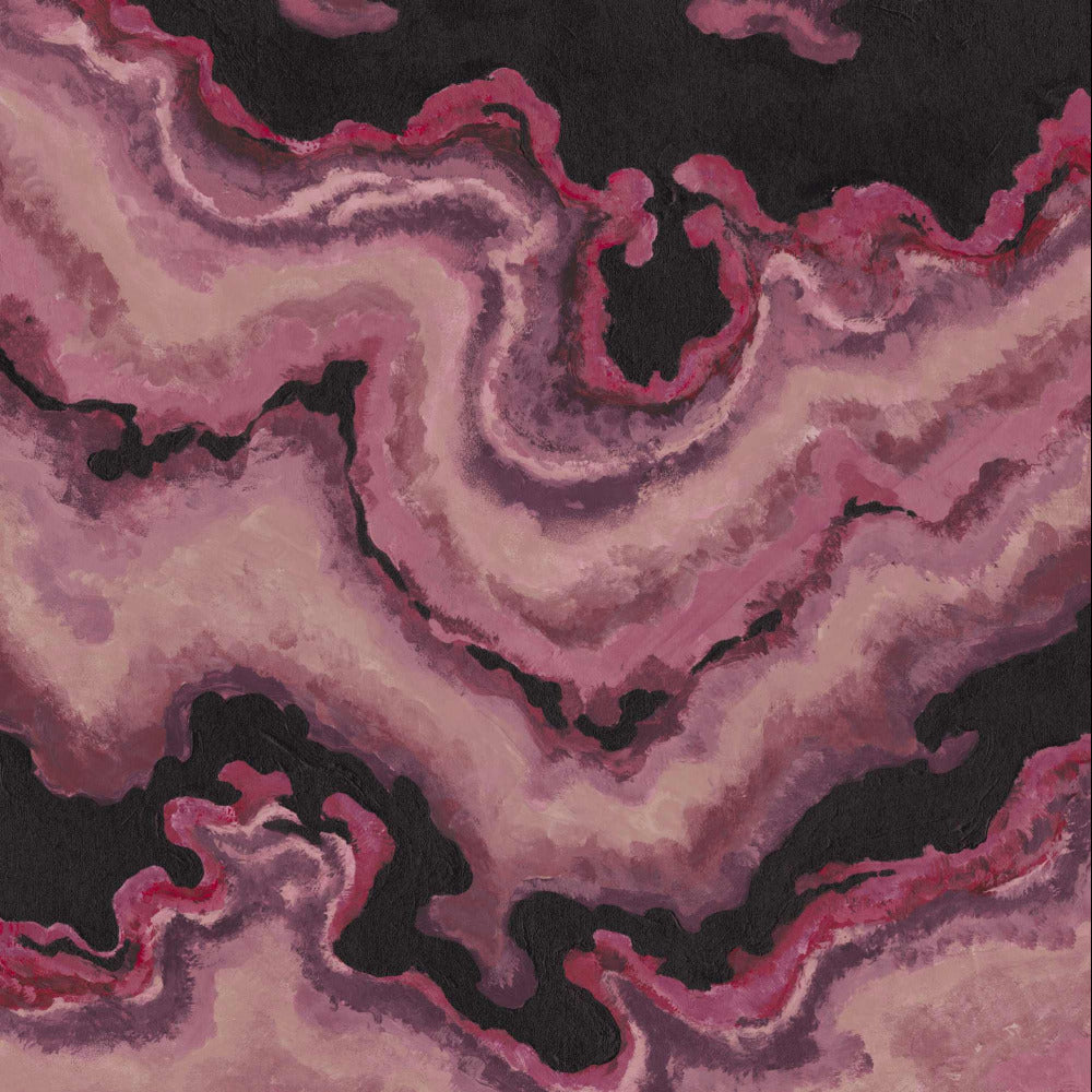 Mallion & Knowles Mika Ruby Fire Retardant Curtains texture detail
