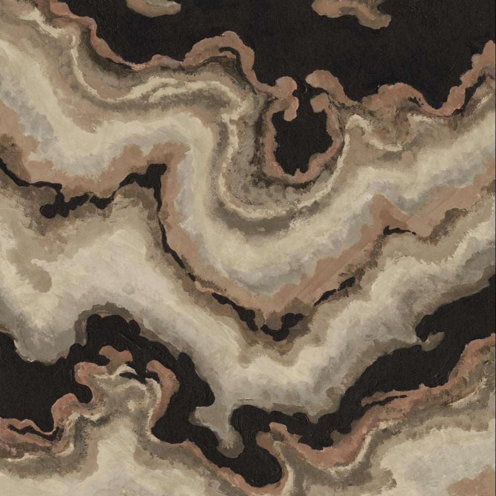 Mallion & Knowles Mika Sandstone Fire Retardant Curtains texture detail