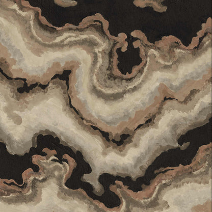 Mallion & Knowles Mika Sandstone Fire Retardant Curtains texture detail