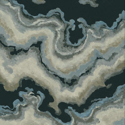 Mallion & Knowles Mika Seafoam Fire Retardant Curtains texture detail