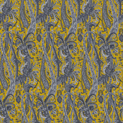 Mallion & Knowles Oban Citrus Fire Retardant Curtains