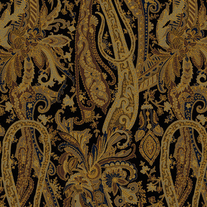 Mallion & Knowles Oban Copper Fire Retardant Curtains texture detail