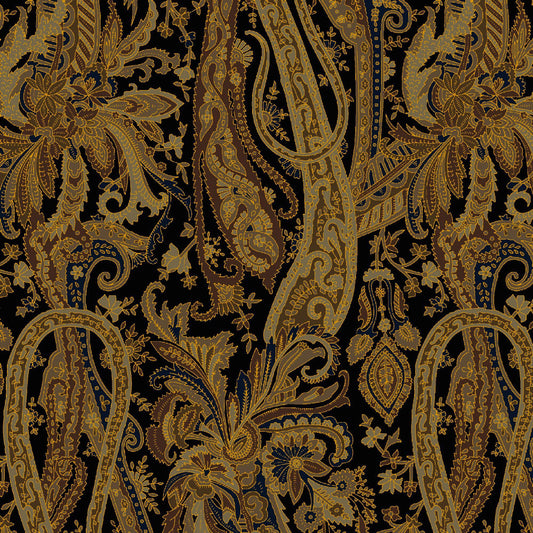 Mallion & Knowles Oban Copper Fire Retardant Curtains texture detail