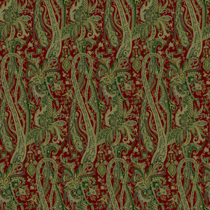 Mallion & Knowles Oban Crimson Fire Retardant Curtains