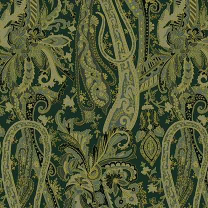 Mallion & Knowles Oban Forest Fire Retardant Curtains texture detail
