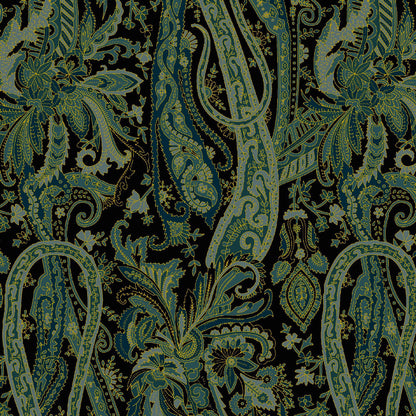 Mallion & Knowles Oban Jade Fire Retardant Curtains texture detail