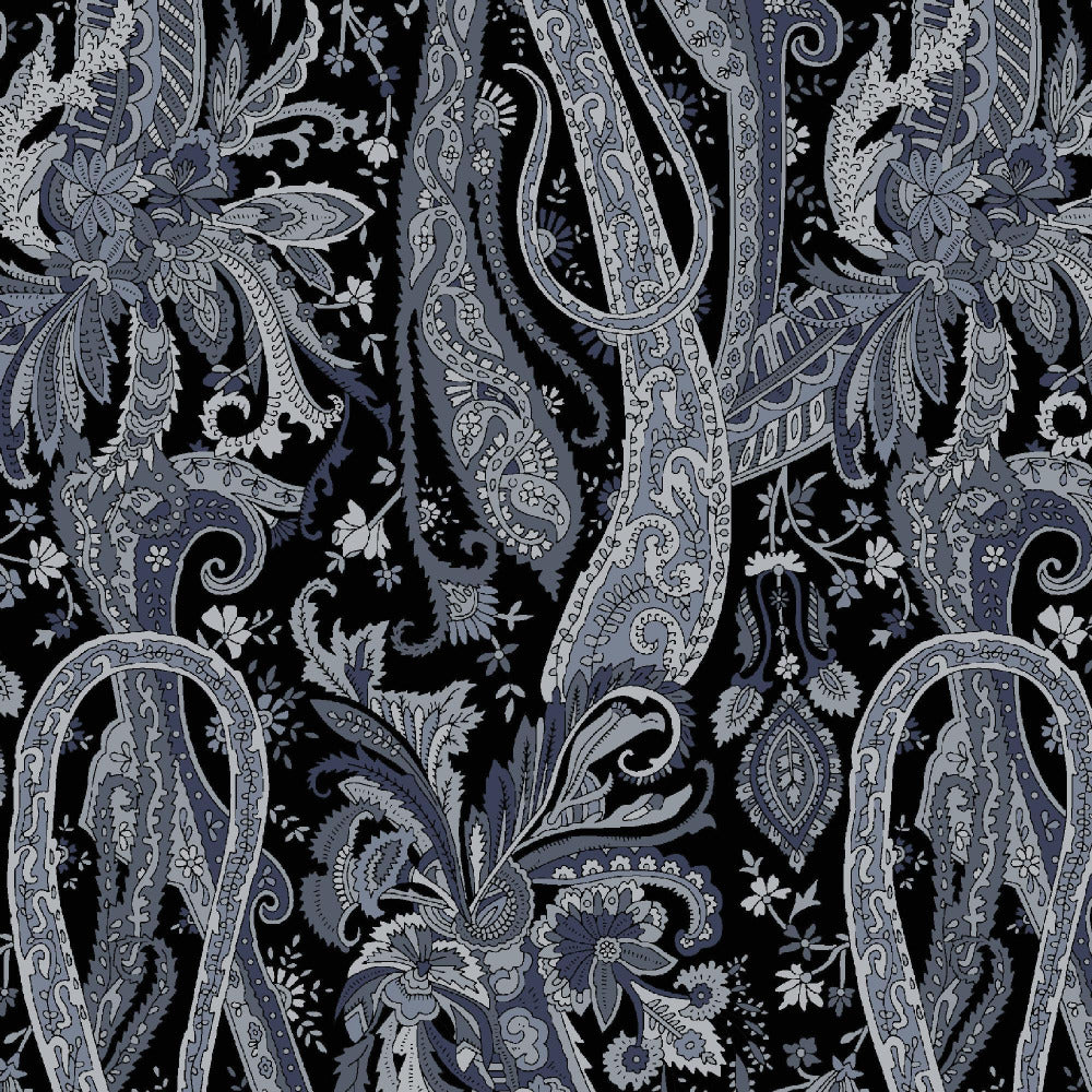 Mallion & Knowles Oban Jet Fire Retardant Curtains texture detail