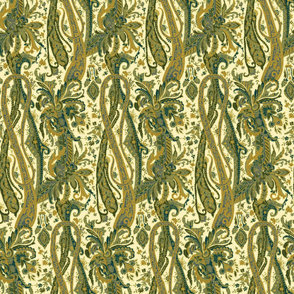Mallion & Knowles Oban Olive Fire Retardant Curtains