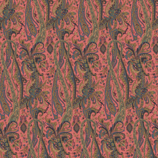 Mallion & Knowles Oban Peach Fire Retardant Curtains