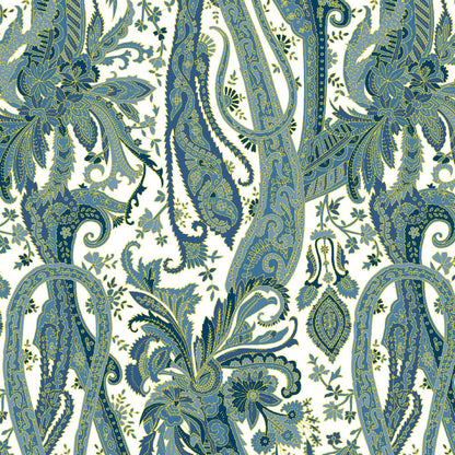 Mallion & Knowles Oban Seafoam Fire Retardant Curtains texture detail