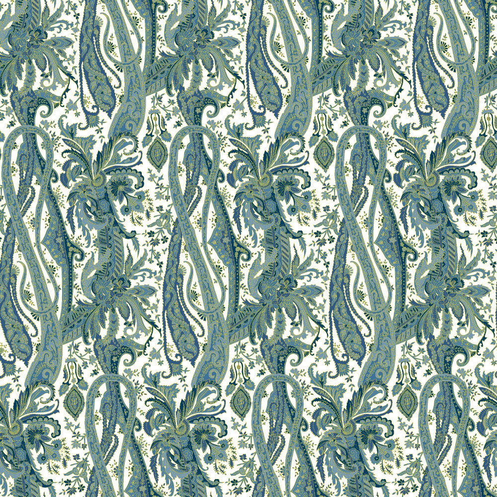 Mallion & Knowles Oban Seafoam Fire Retardant Curtains
