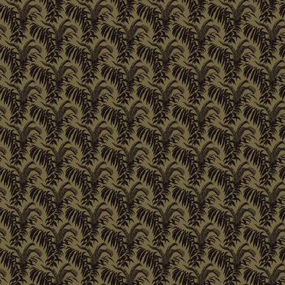 Mallion & Knowles Palm Court Stone/Black Fire Retardant Curtains