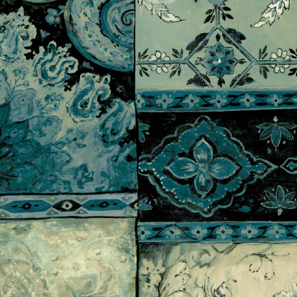 Mallion & Knowles Pashmina Jade-Olive Fire Retardant Curtains texture detail