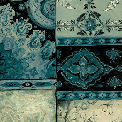 Mallion & Knowles Pashmina Jade-Olive Fire Retardant Curtains texture detail