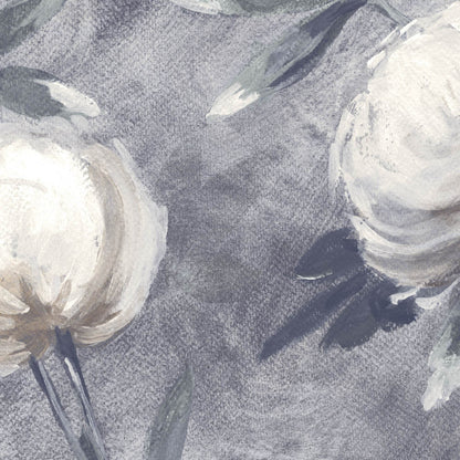 Mallion & Knowles Peony Beige-Dove Fire Retardant Curtains texture detail